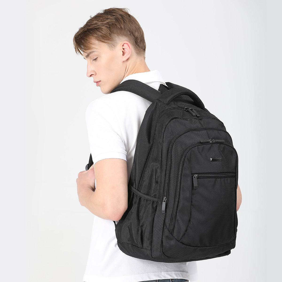 Factory custom backpack waterproof function travel computer backpacks polyester college school bag