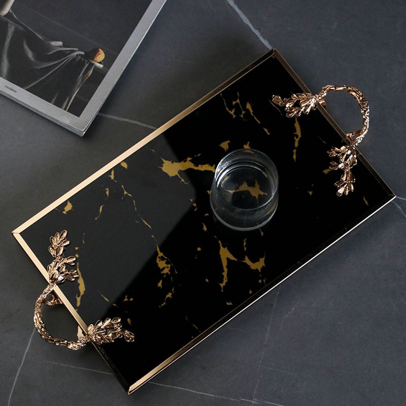 decorative tray with orient handle