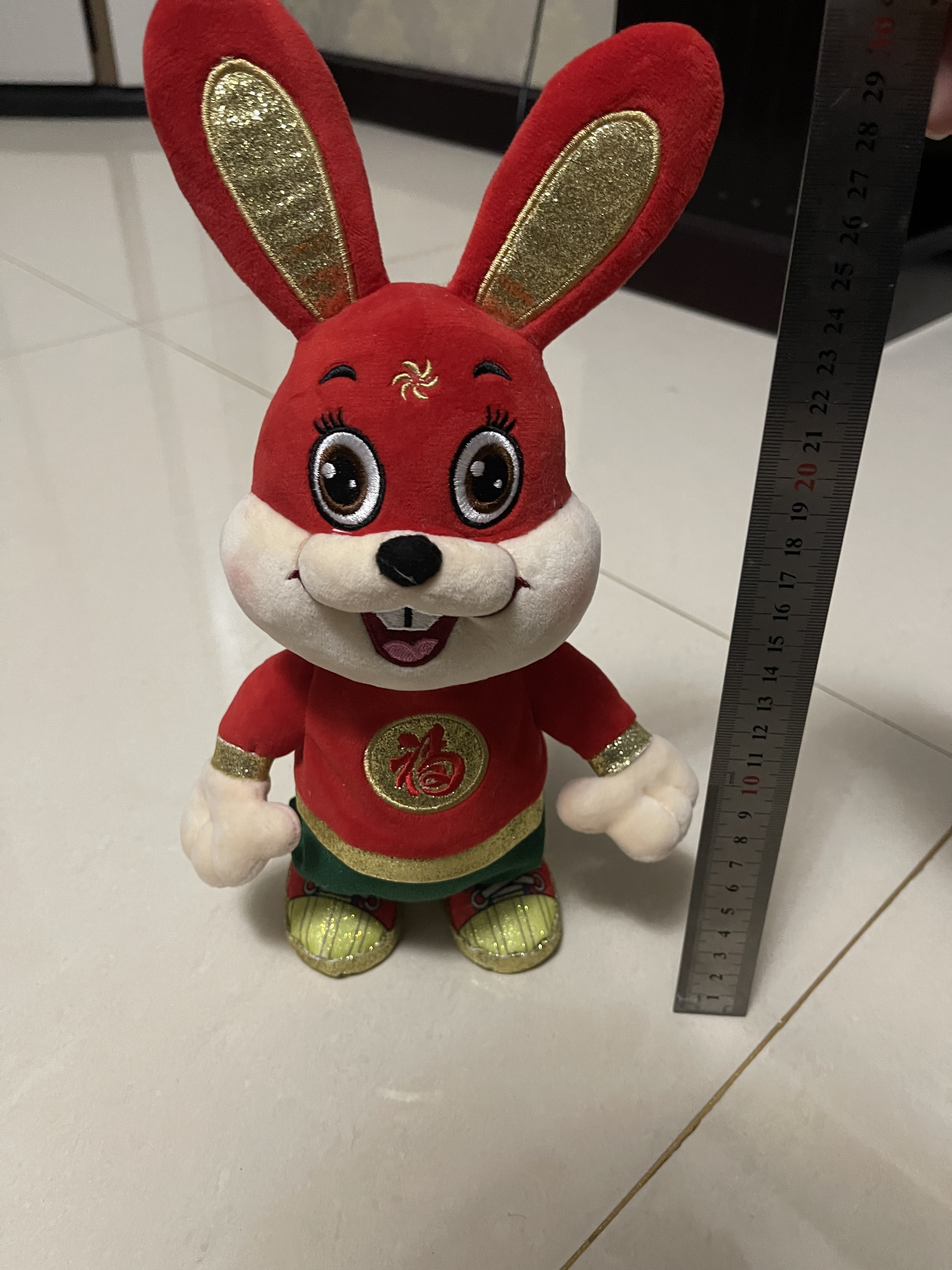 Electric plush toy rabbit