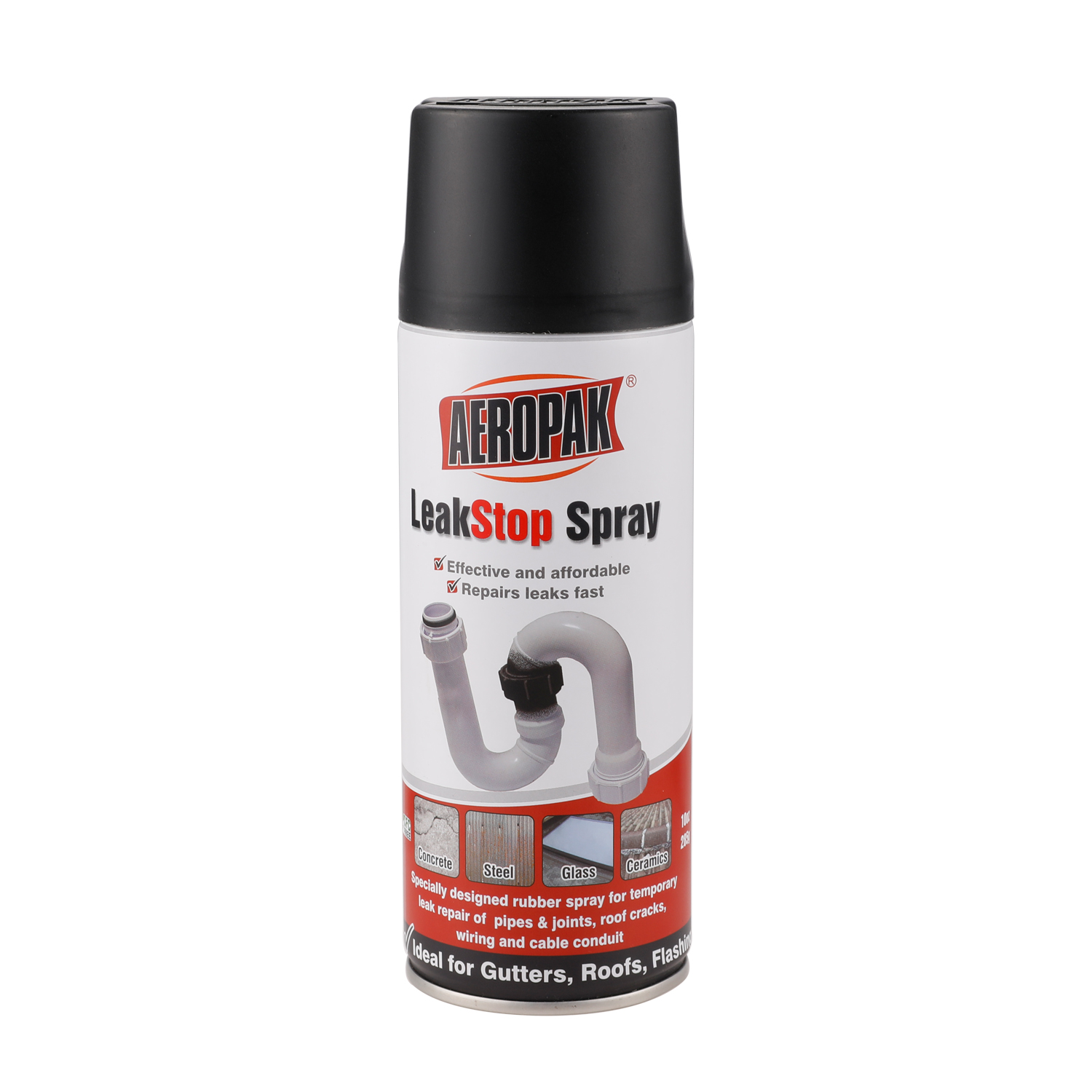 Aeropak 400ml Aerosol Leak Stop Waterproof Spray Paint