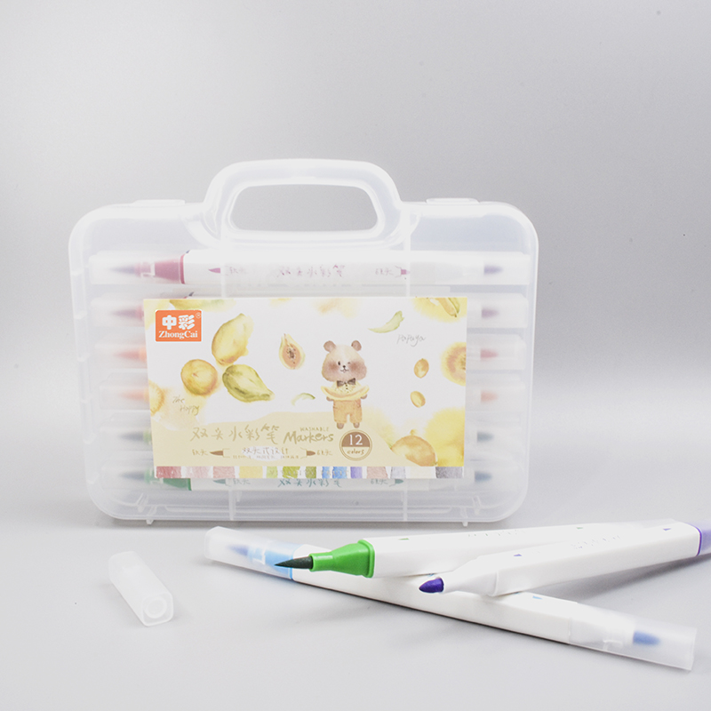 108 Twin-tip color markers - Square shape