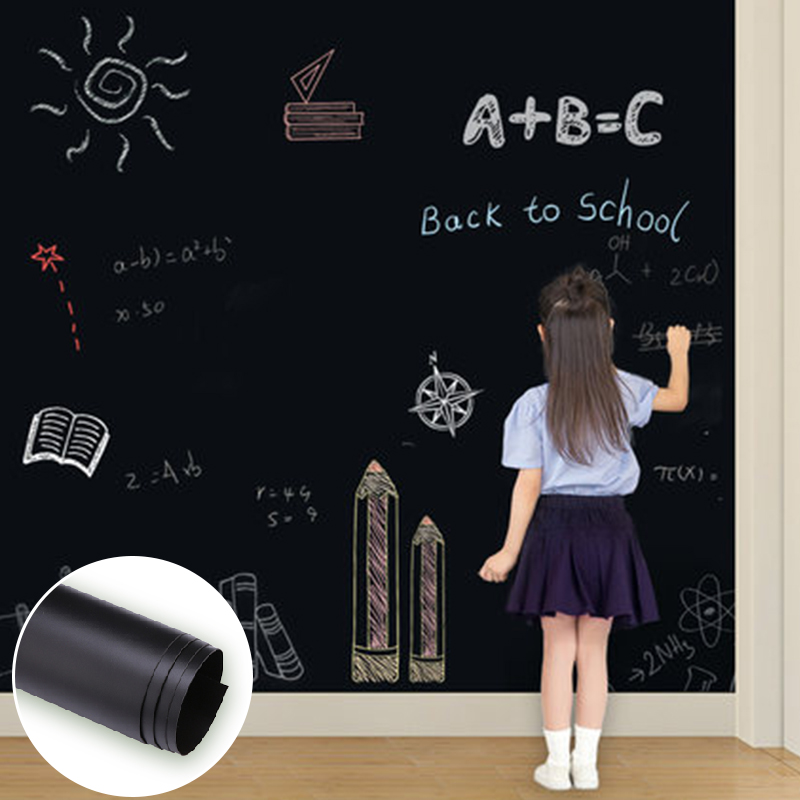 removable self adhesive writing drawing blackboard