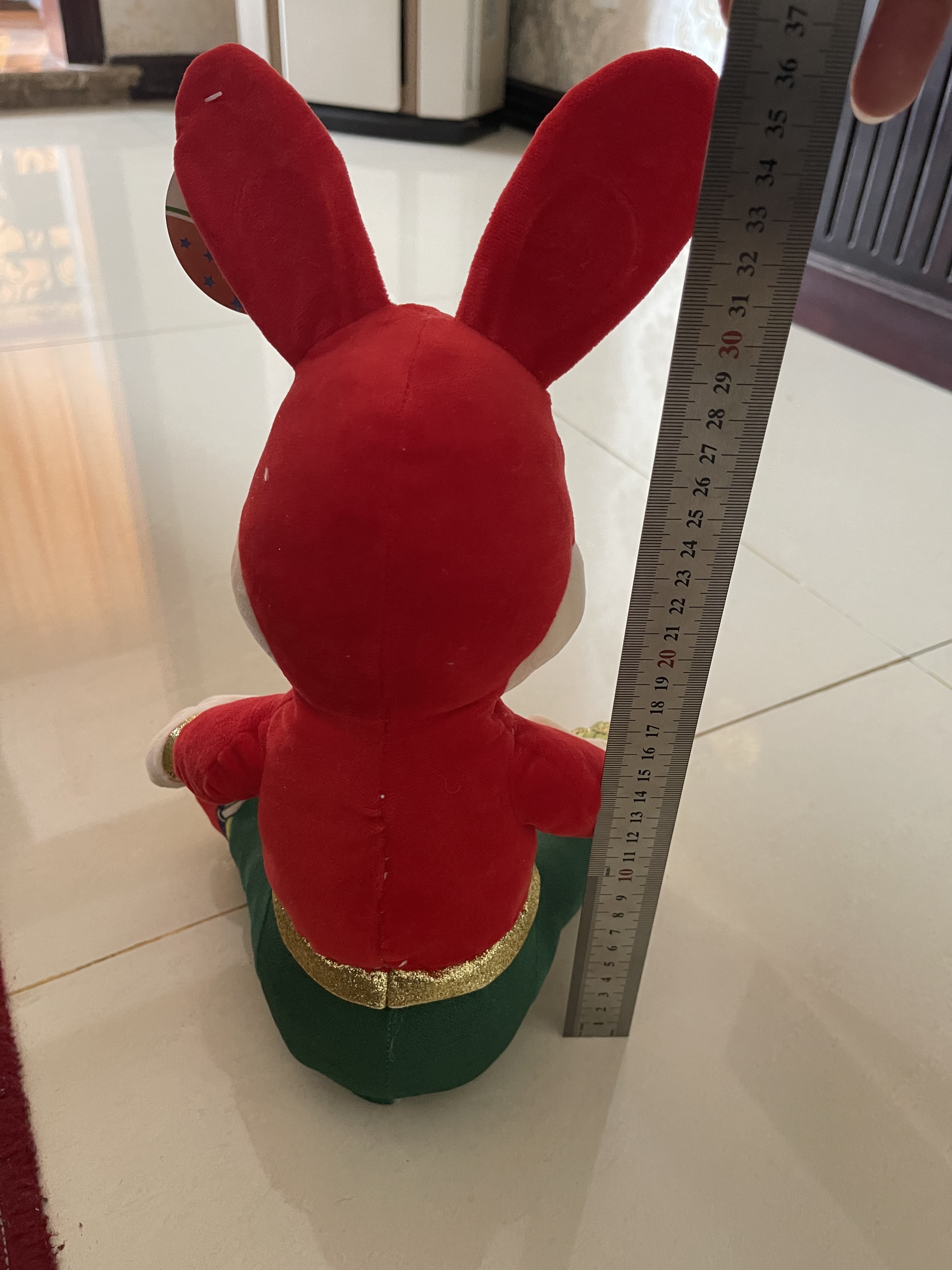 Electric plush toy rabbit