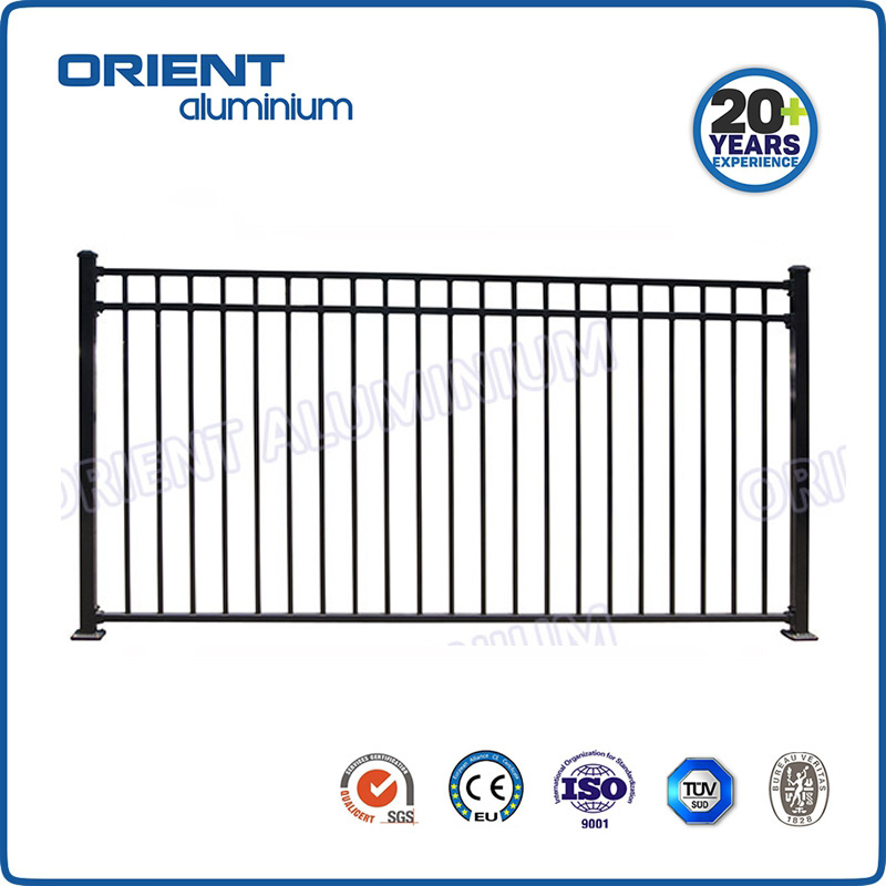 garden aluminum slat fence panels high quality modern metal fencing designs outdoor fencing
