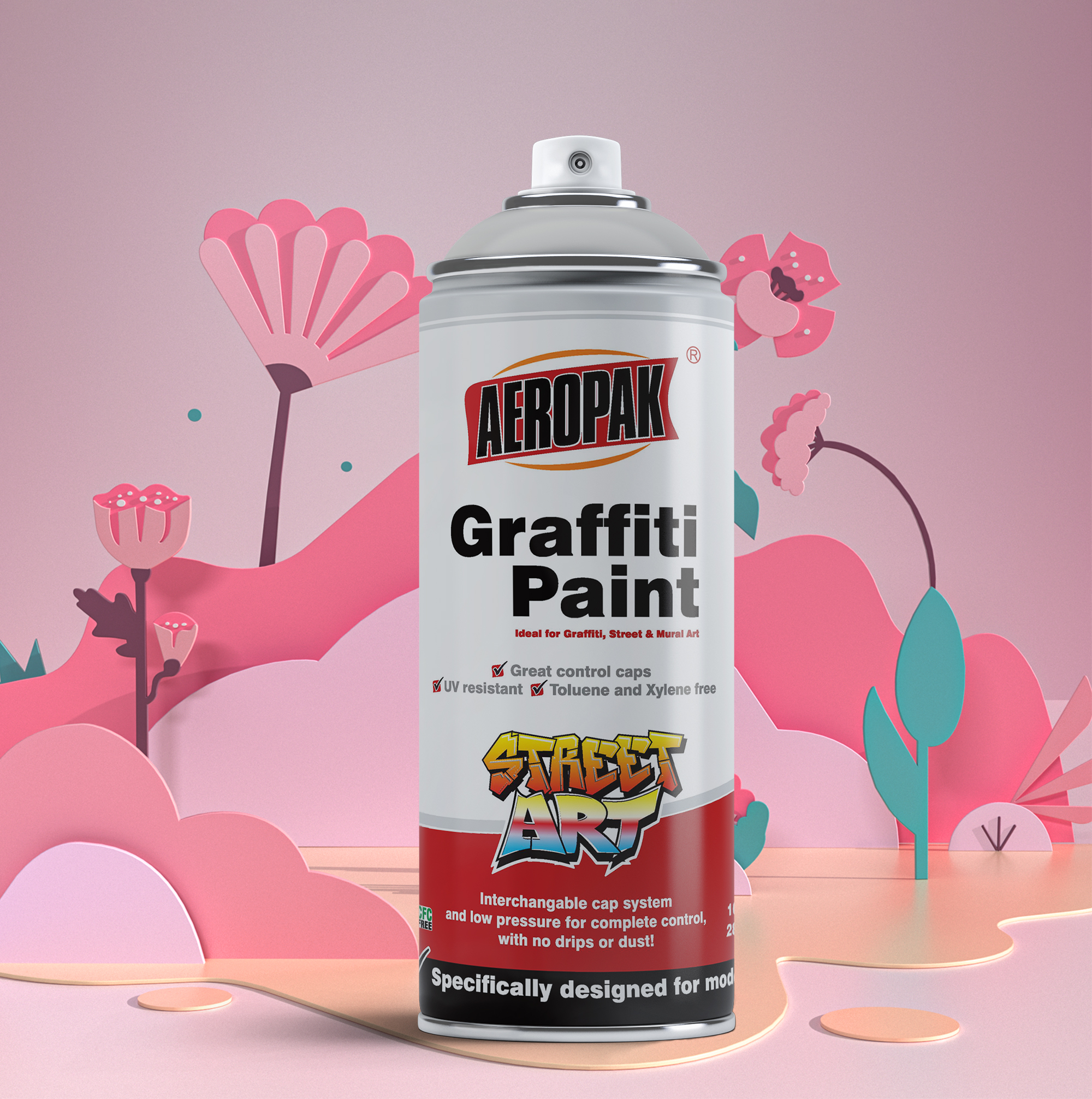 Aeropak 400ml Aerosol Graffiti Spray Paint