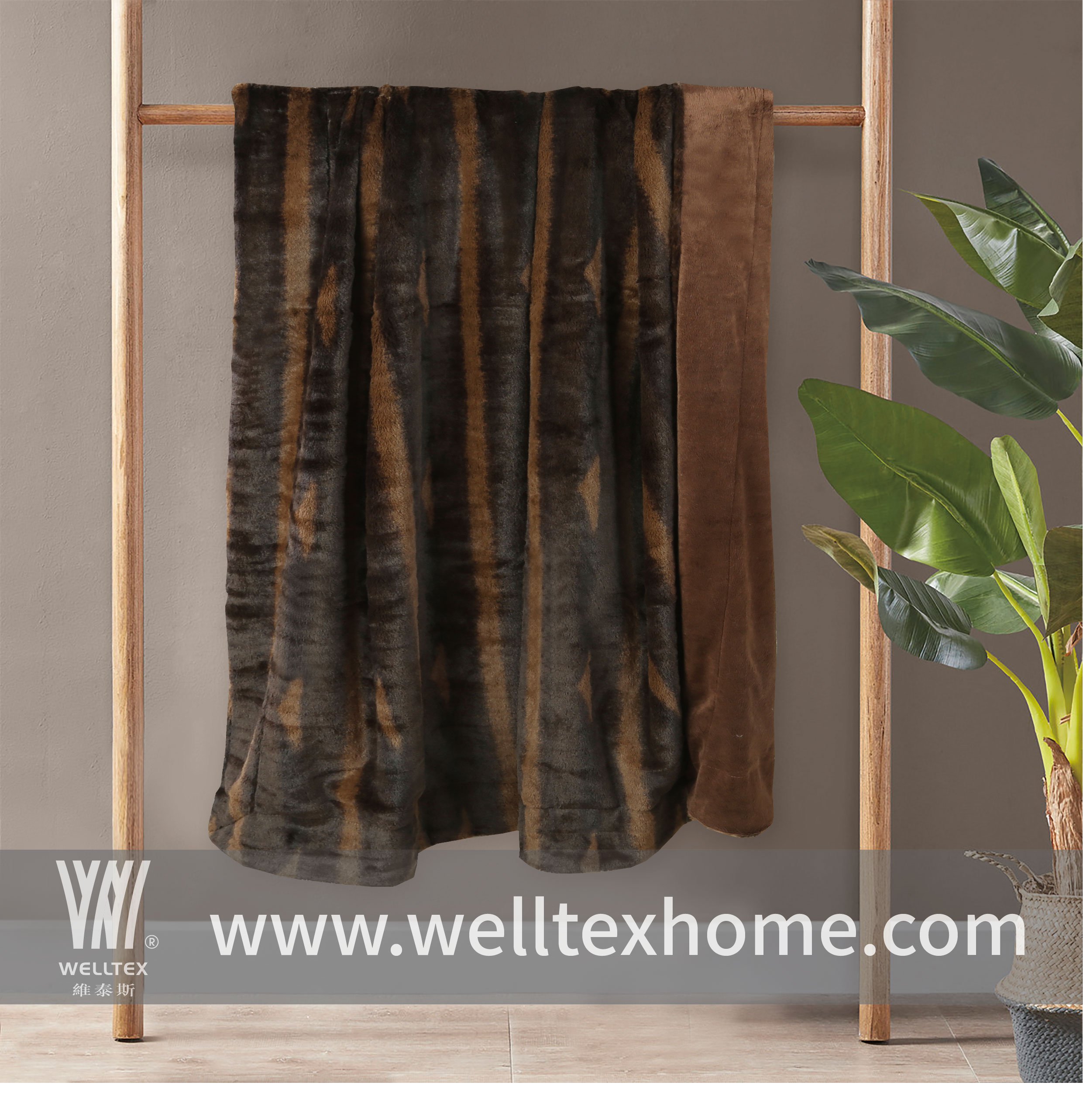 PV Fleece Blanket in printed 125x150cm