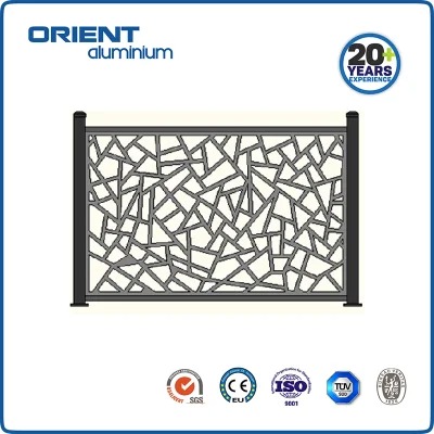 Modern Luxury Aluminum Laser Cut Engraving Perforated Panel