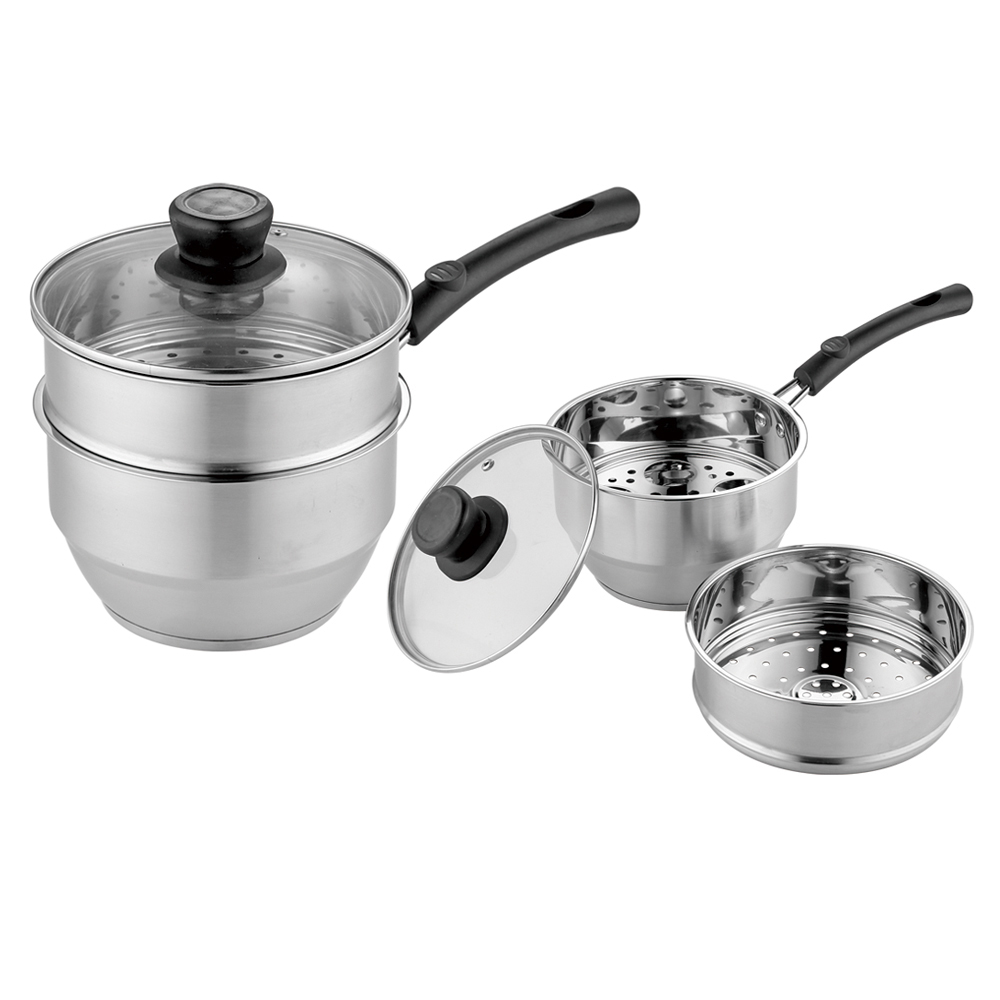 Stainless Steel Multi-Function Milk Pot/Steamer