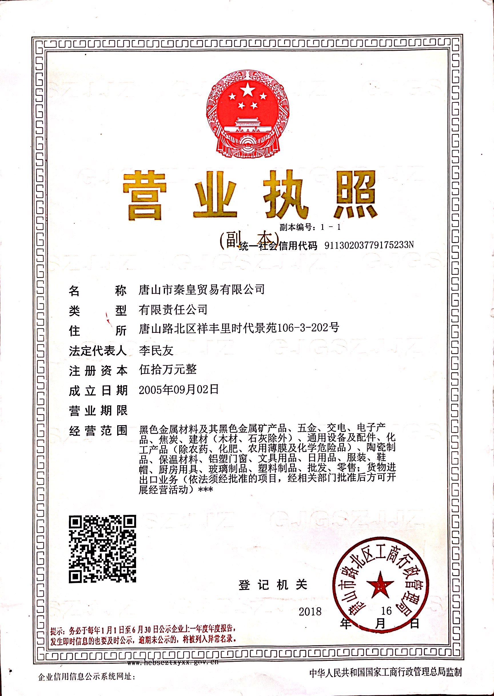 Tangshan Qinhuang Trading Co., Ltd. – café molido 1