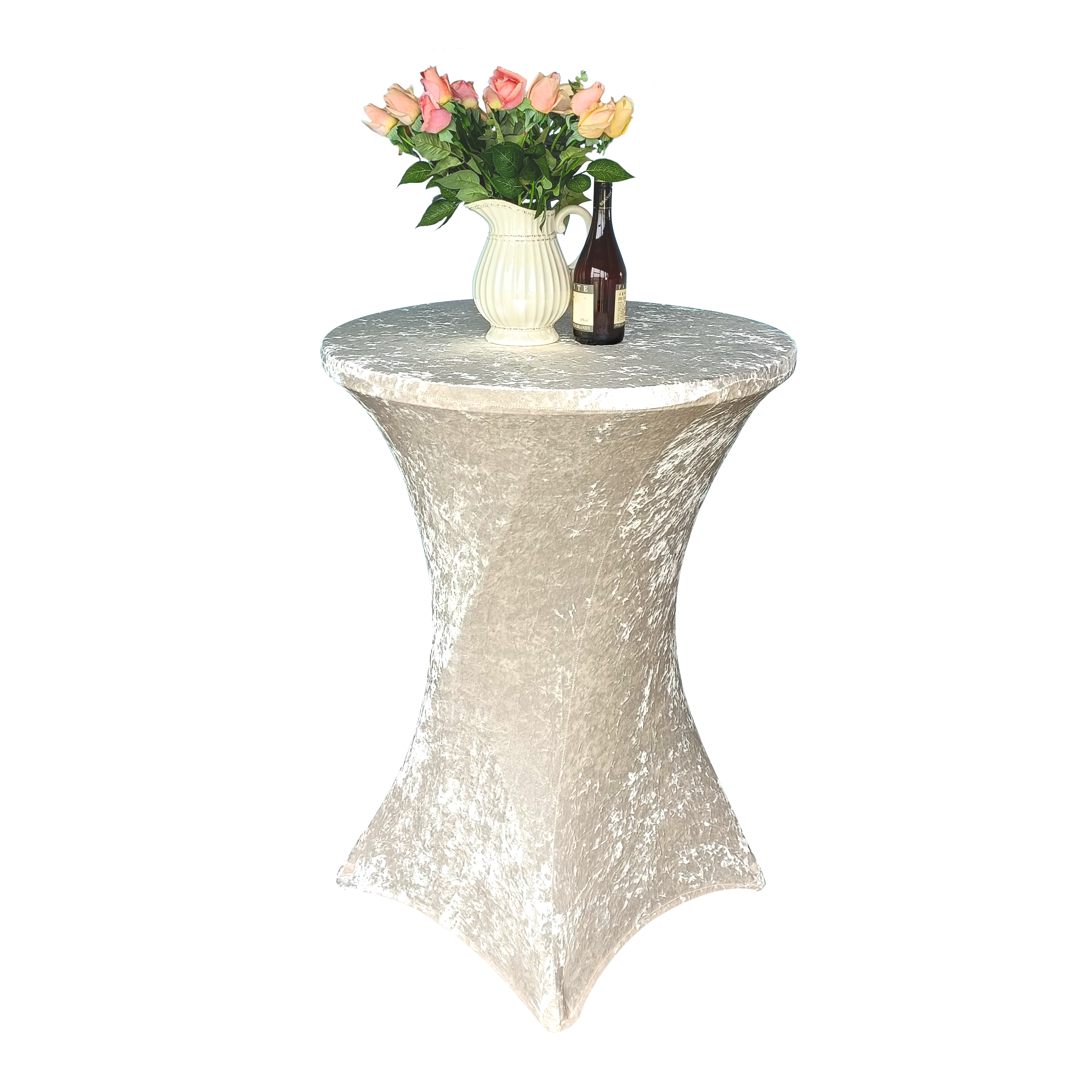Spandex cocktail table cover