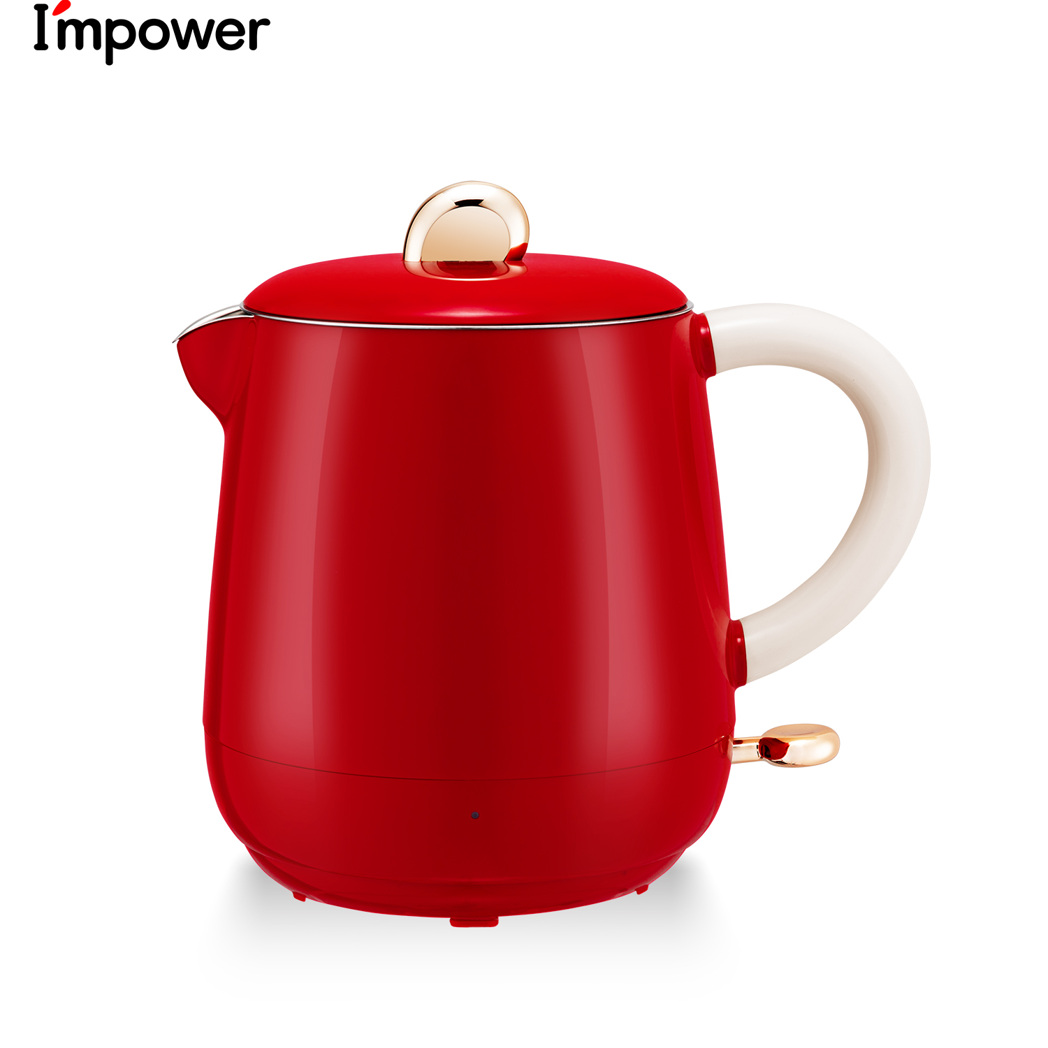 Anboer Electric Kettle HB-K090 0.6L Double Wall Kettle Portable Water Jug for Coffee or Tea