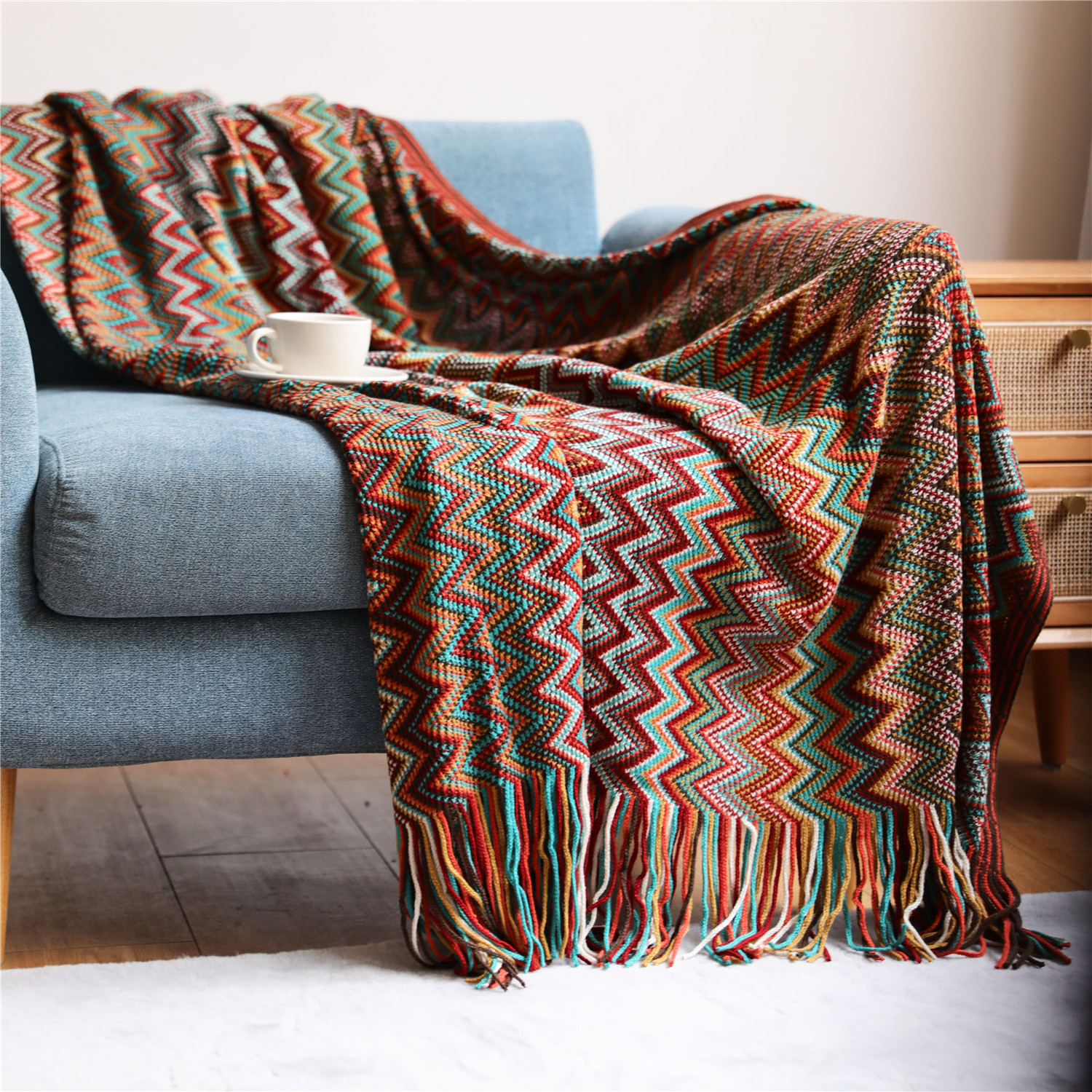 Knitted Blanket/Throw