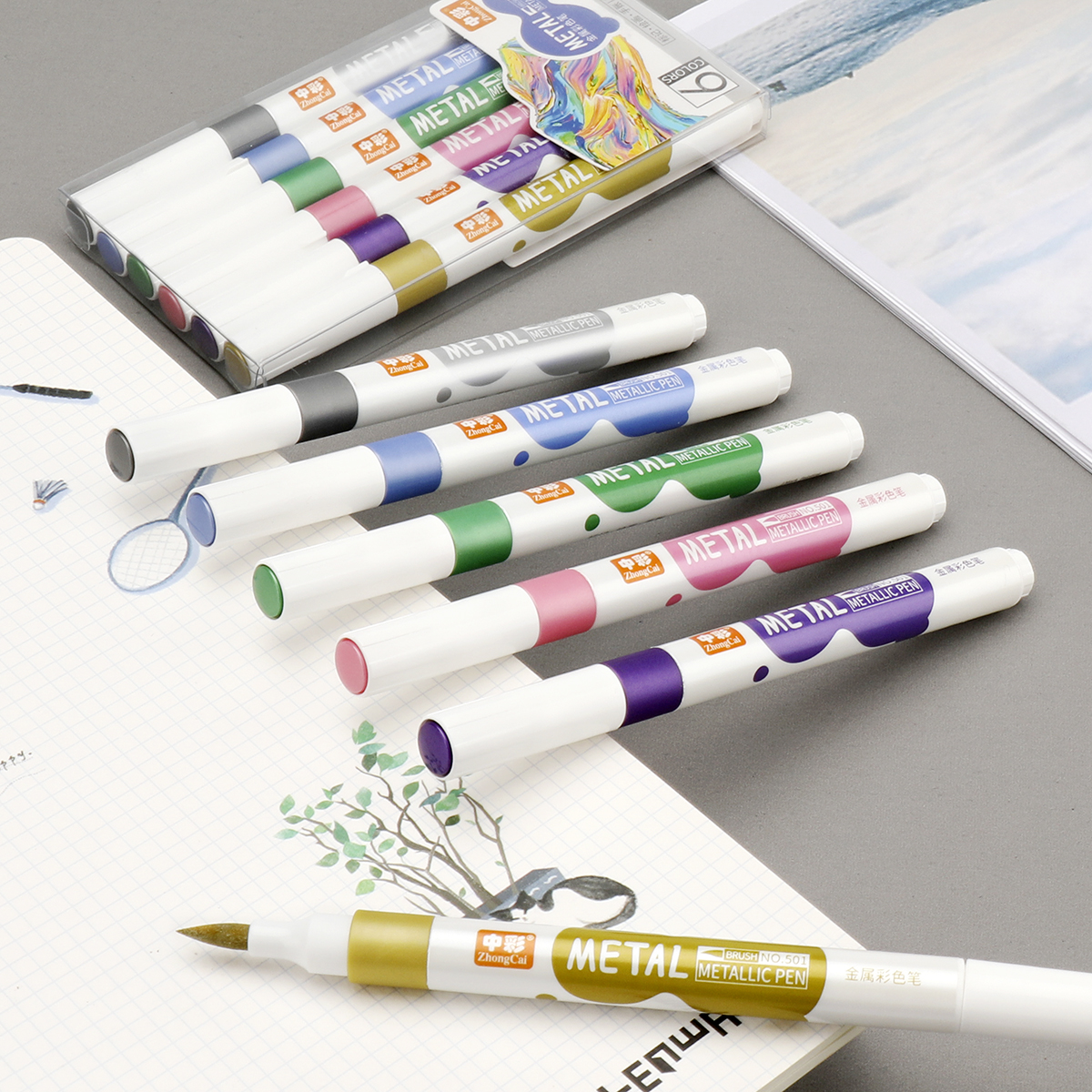 501 Metalic Marker Pen