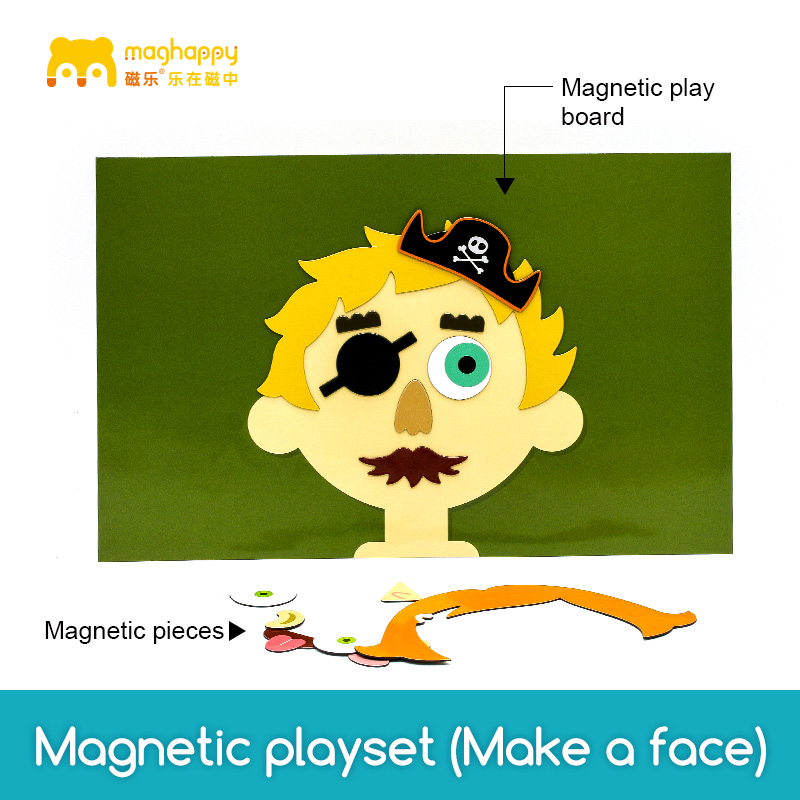 Magnetic Play Scene (Make a face）
