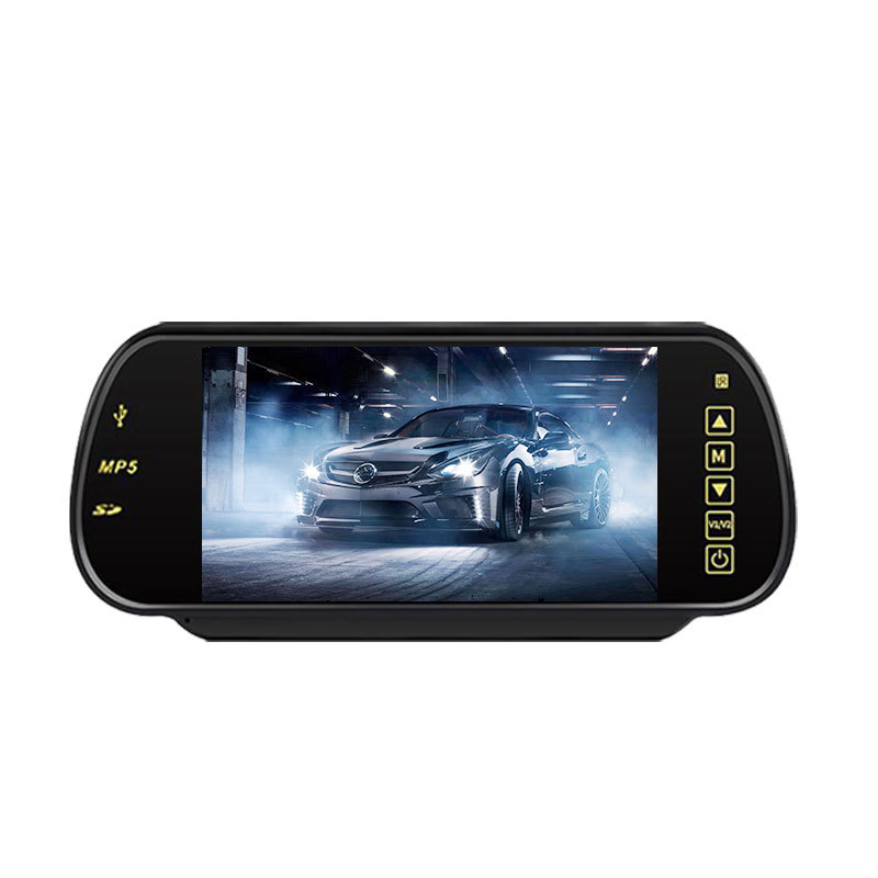 Rearview mirror player