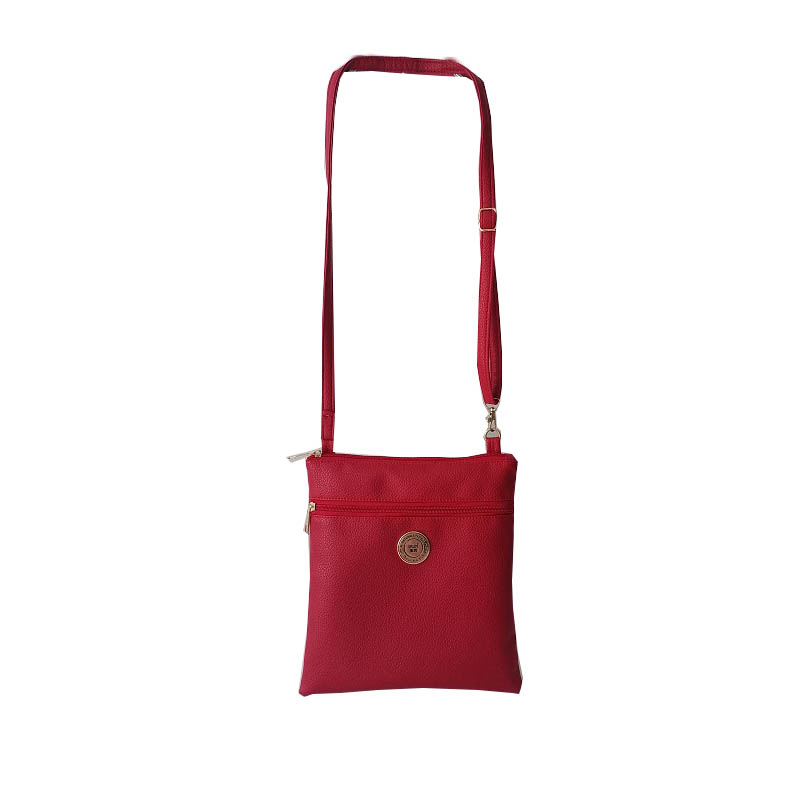 Faux leather crossbody bag
