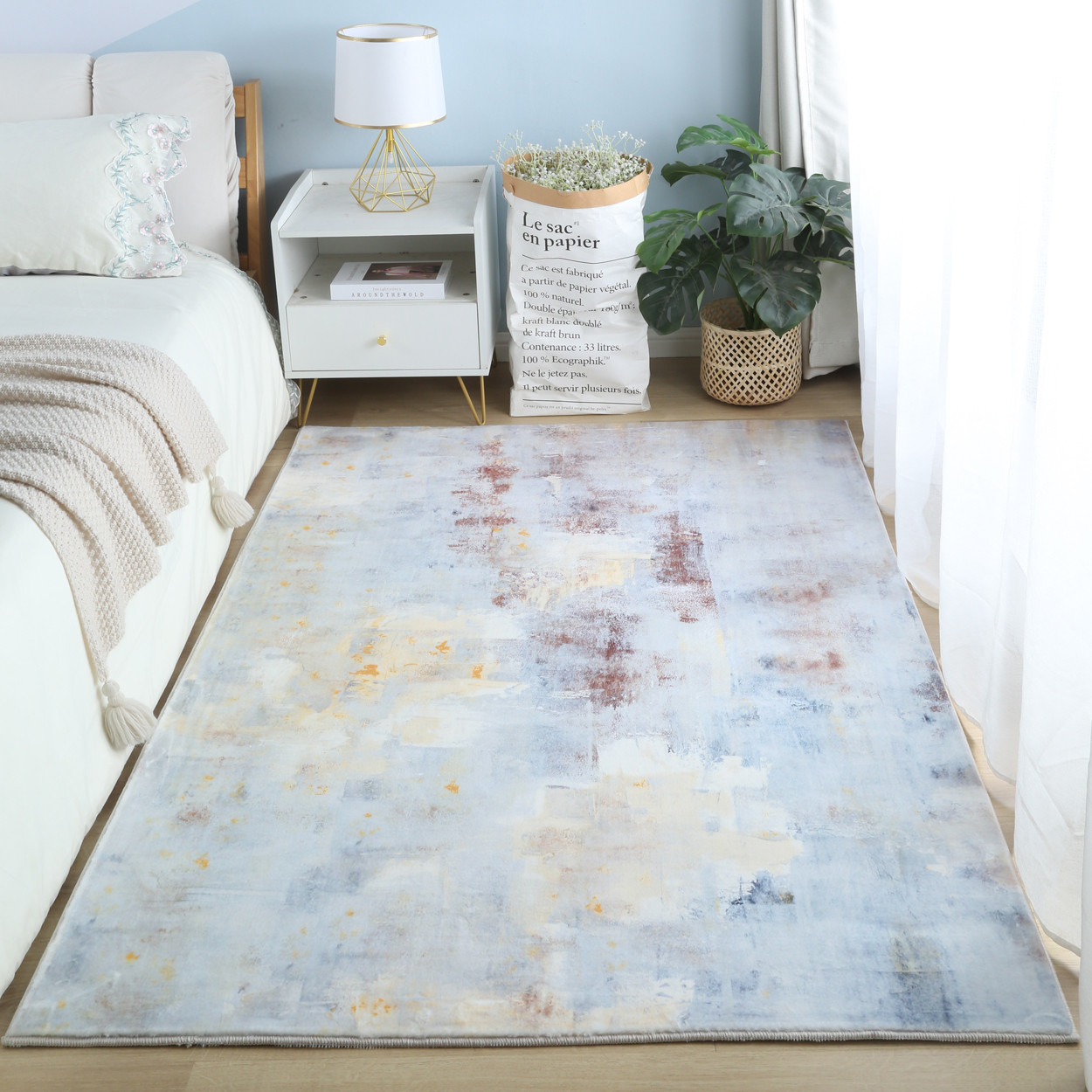 Printed Flannel Rug