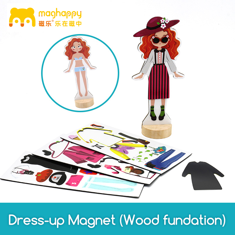 Dress-up Magnet(wood fundation)