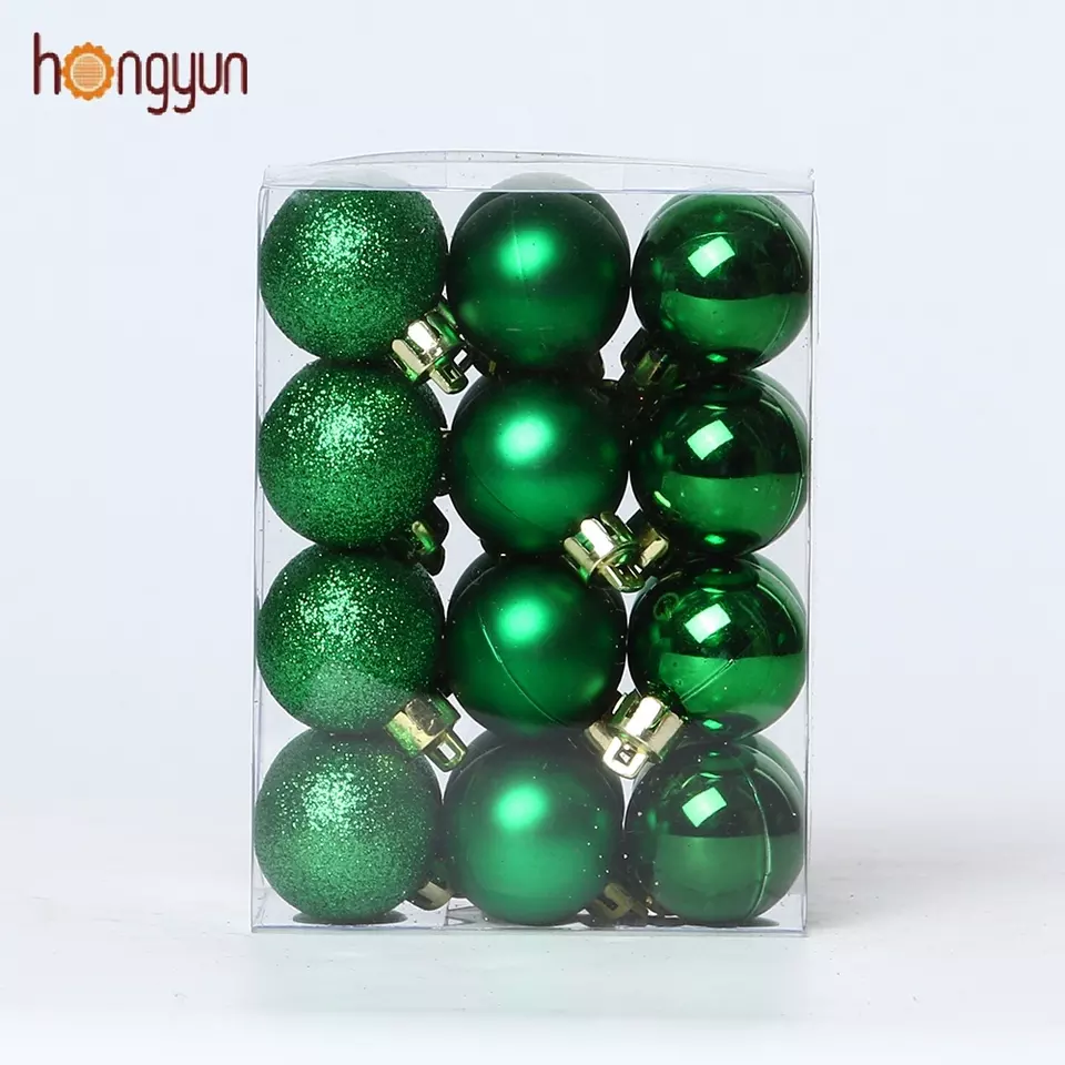 Christmas Tree Ornaments 3CM Plastic Christmas Ball