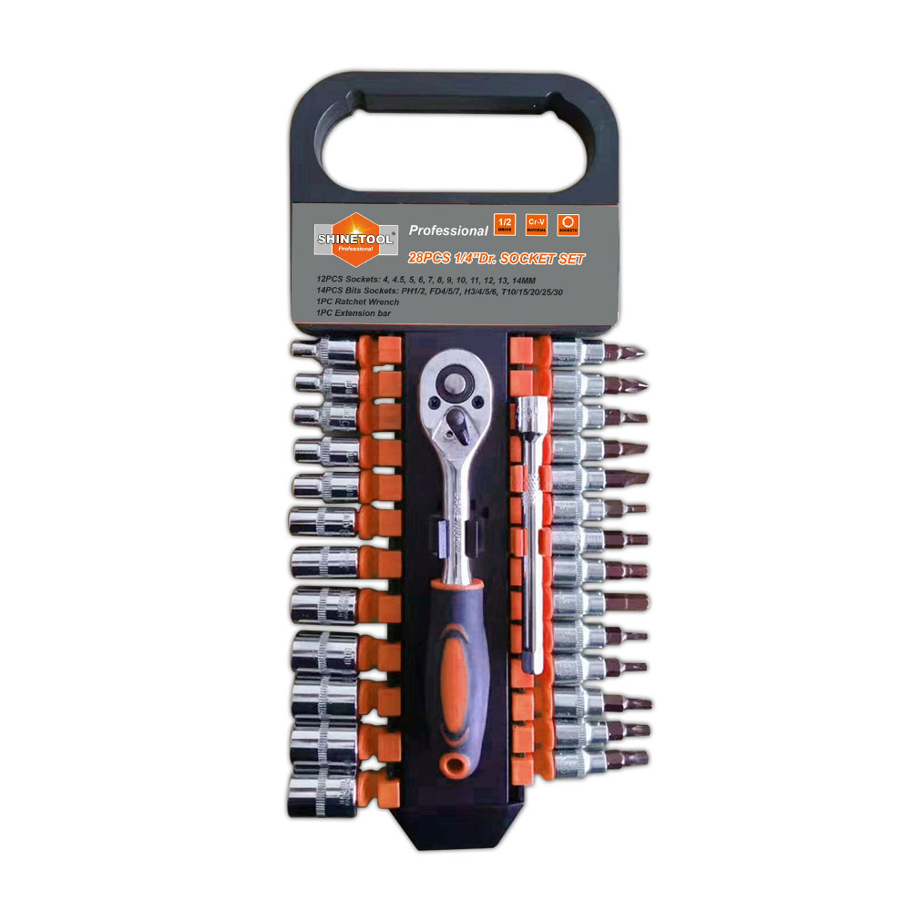 Ratchet handle and sockets set