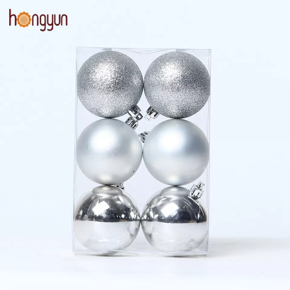 Christmas Tree Ornaments 6CM Plastic Christmas Ball