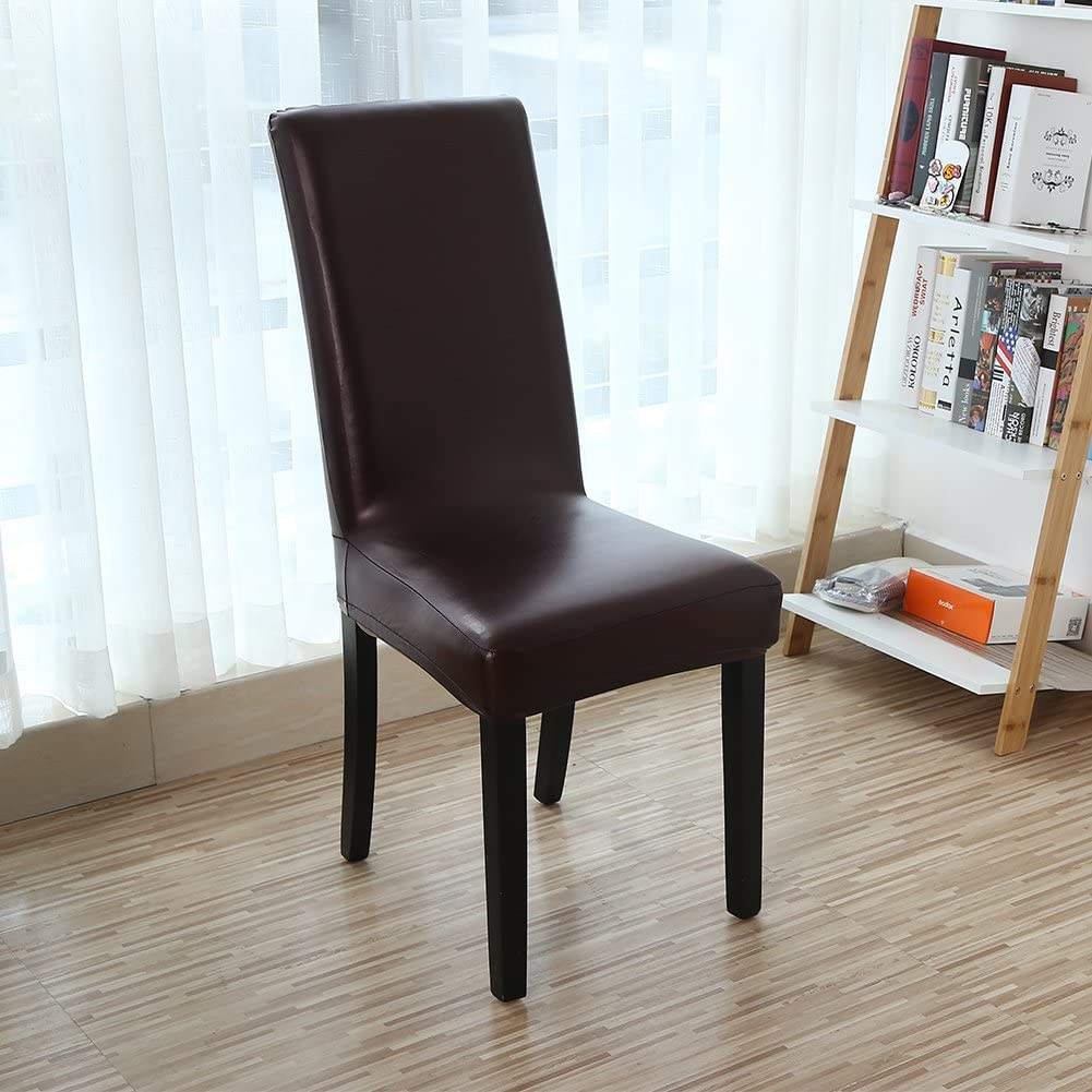 PU Leather dining chair cover
