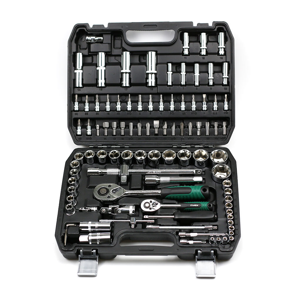 108pcs screwdriver bits and sockets wrench set with ratchet handle