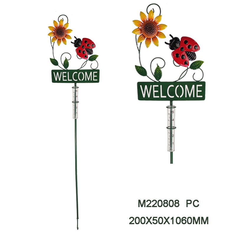 garden Rain gauge stake
