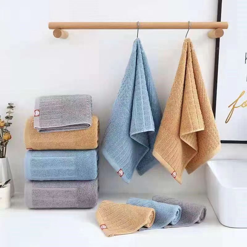 Smiley face towel
