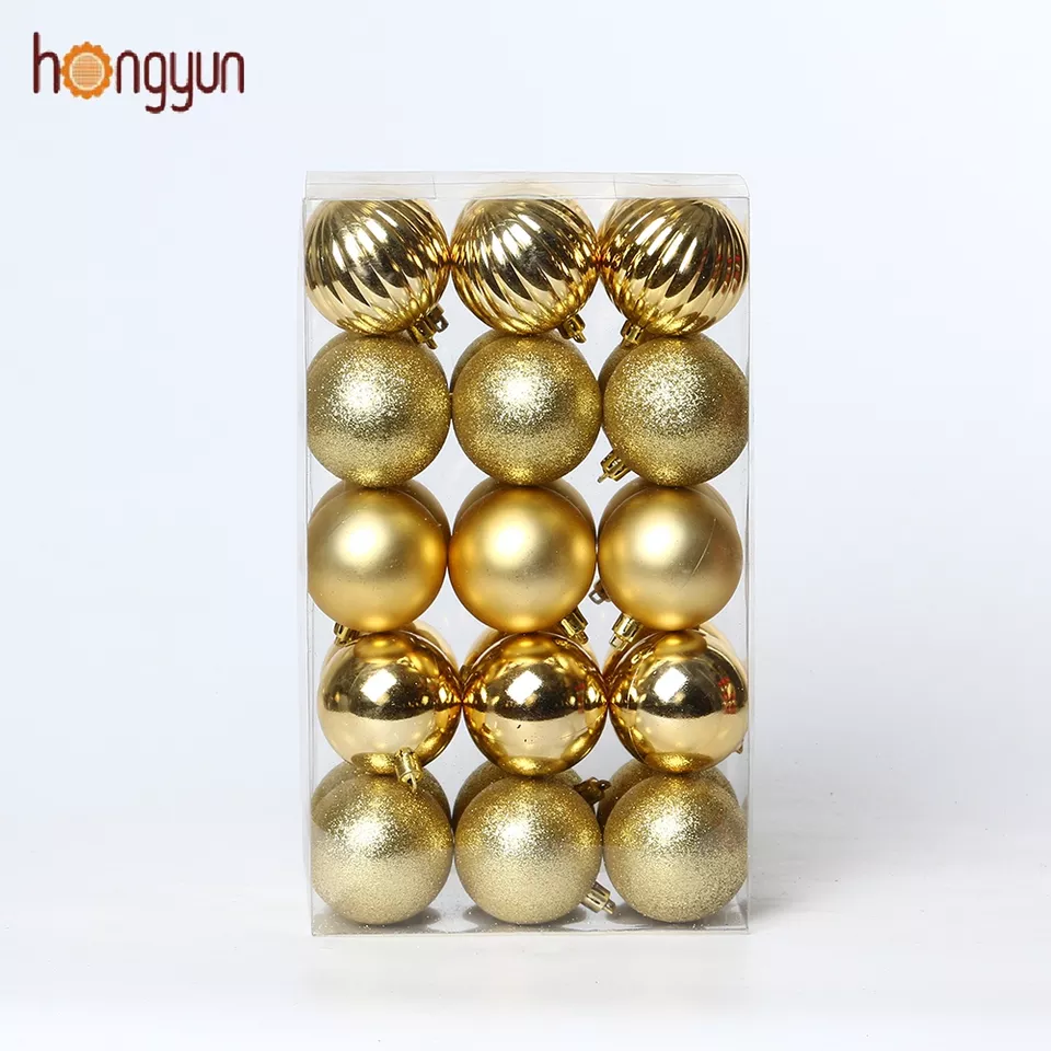 Christmas Tree Ornaments 6CM Plastic Christmas Ball