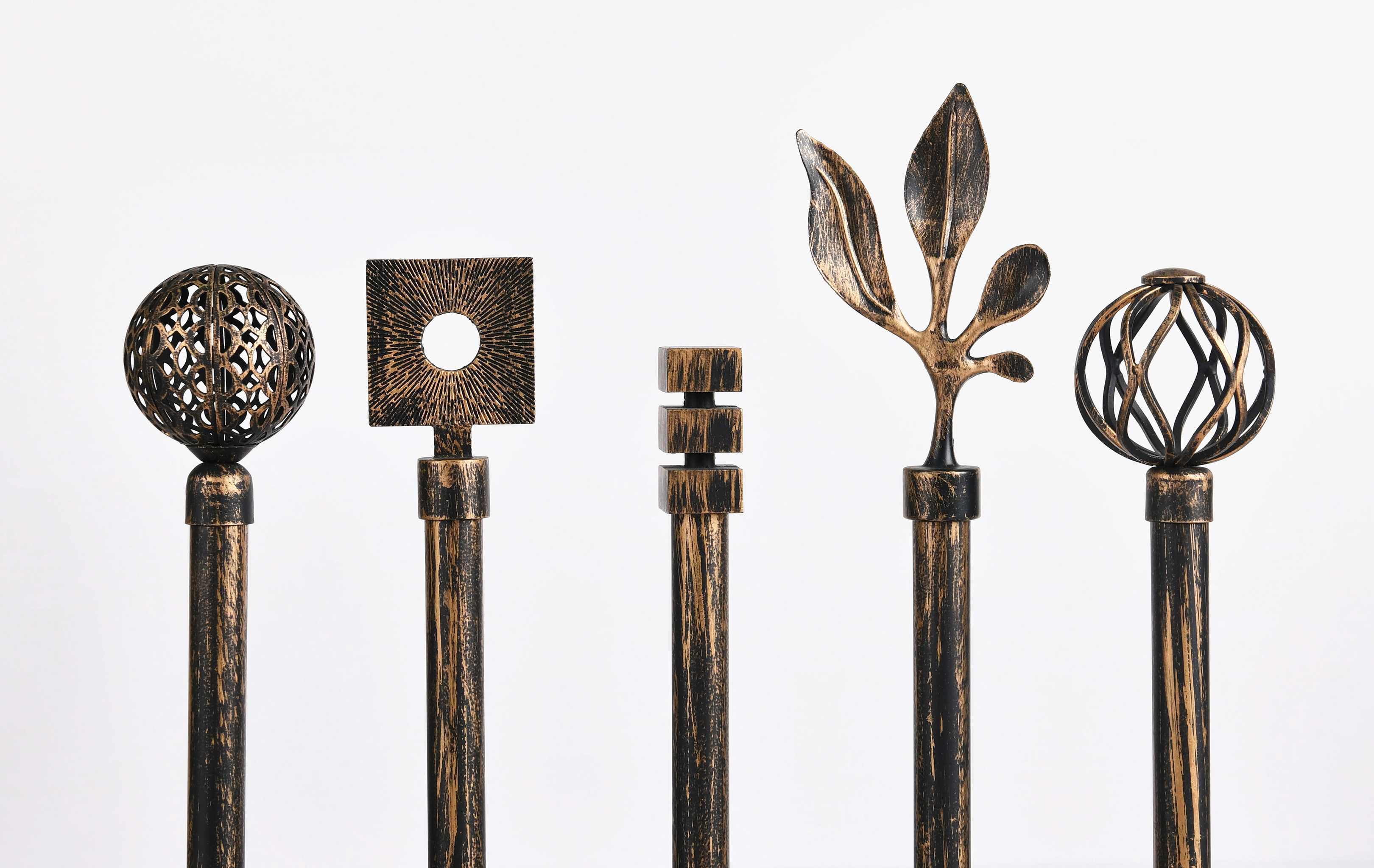 curtain finials