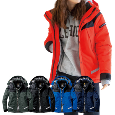 Waterproof windproof men's and women's hooded outdoor jacket