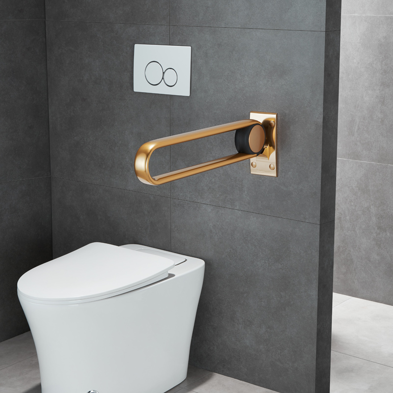 Gold Shower Grab Rails For Elderly