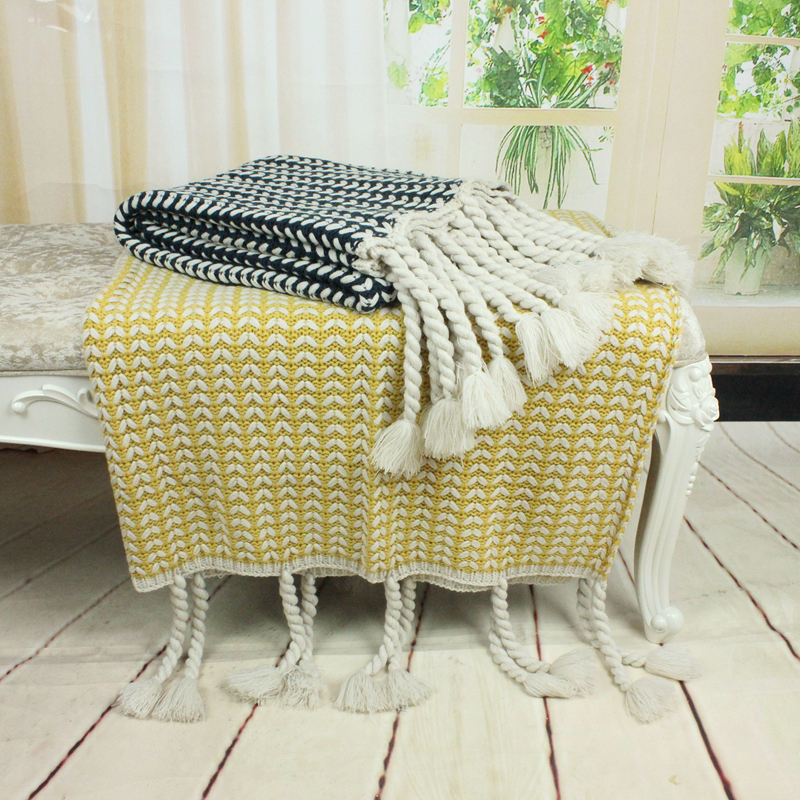 Soft Sofa Bed Acrylic Throw Blanket