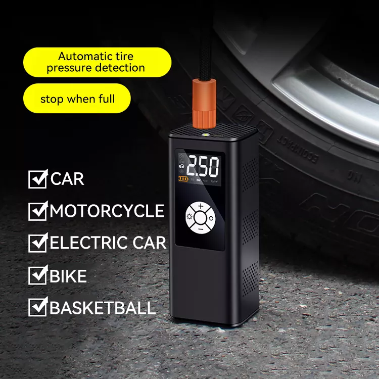 Car Air Pump automatic LED digital tyre air compressor pressure detection 120W tire inflator