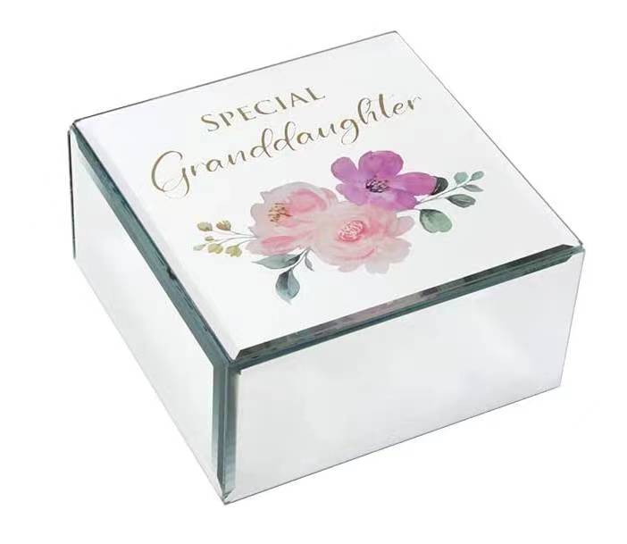 glass JEWELRY BOX