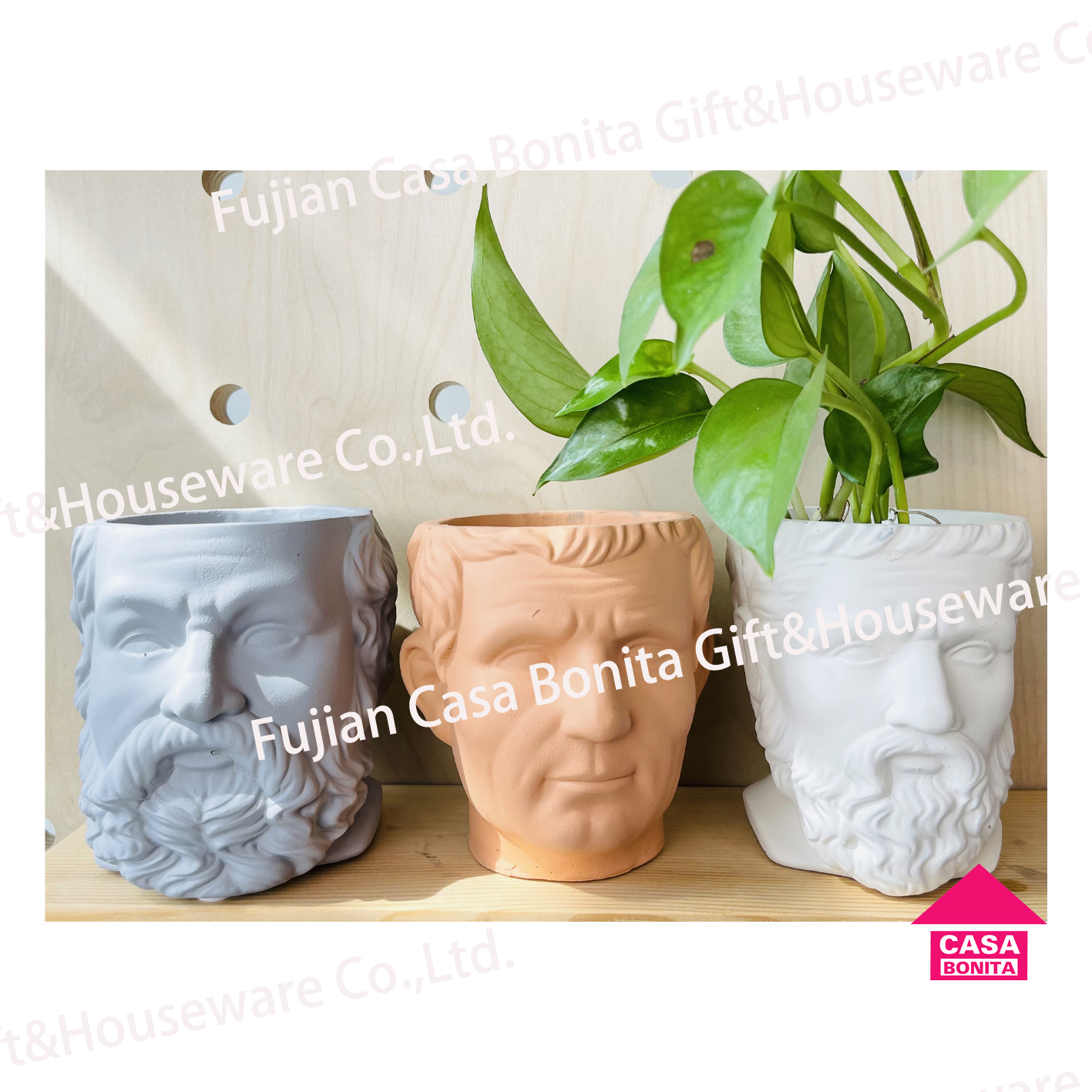Nordic portrait flowerpot ornaments
