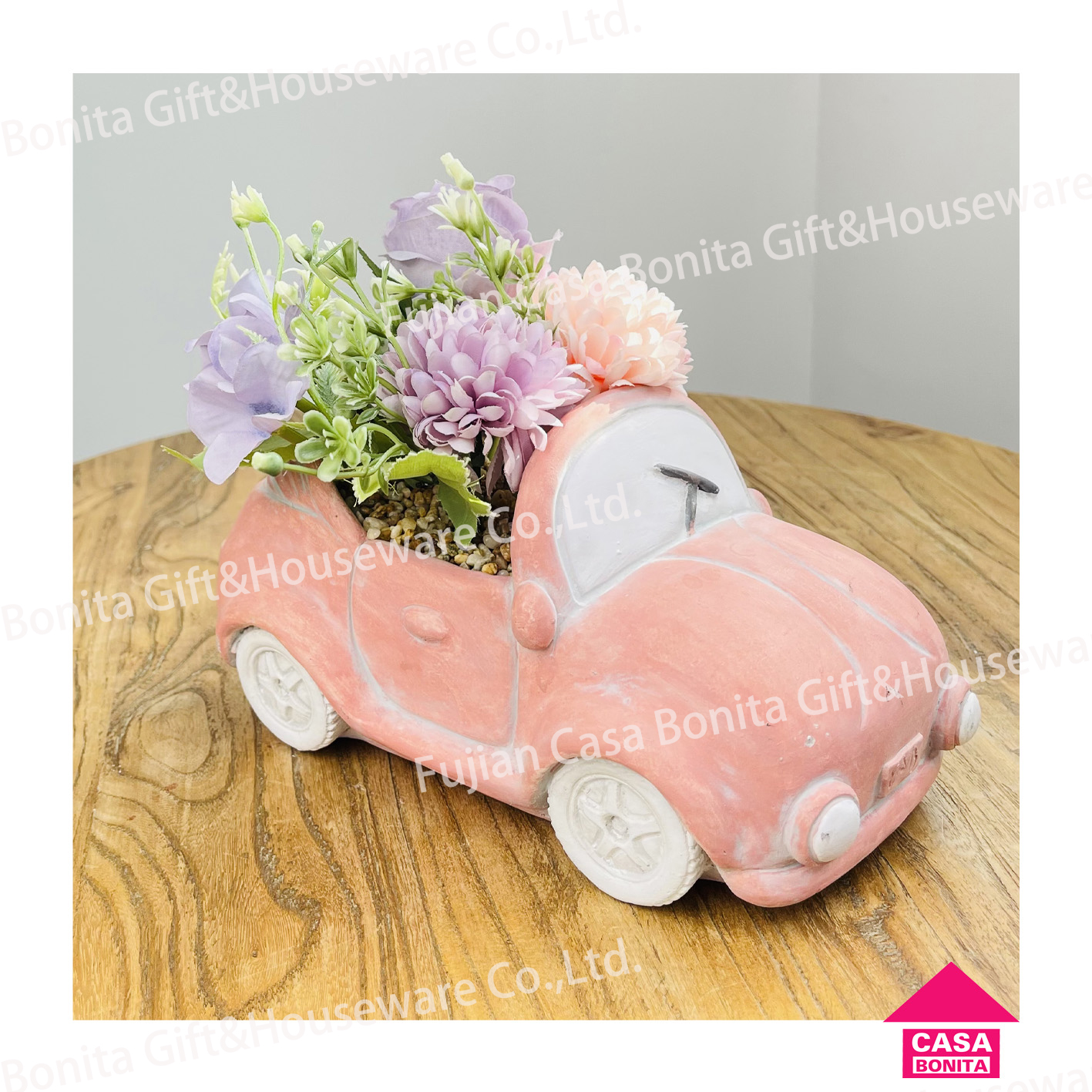 Car simulation plant flowerpot decoration