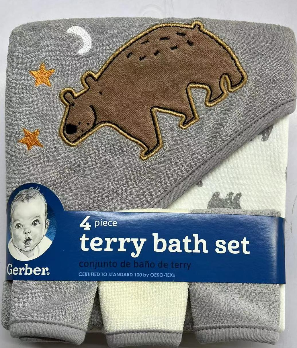 hooded toweL and washcloth