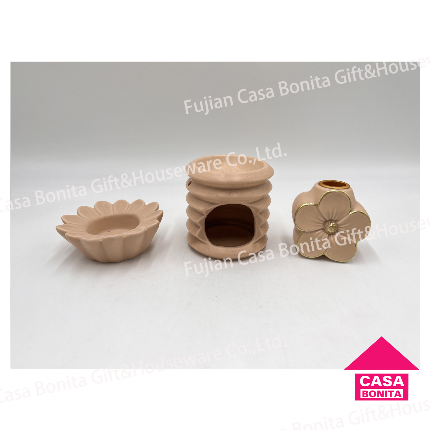 Simple petal candlestick incense burner ornaments