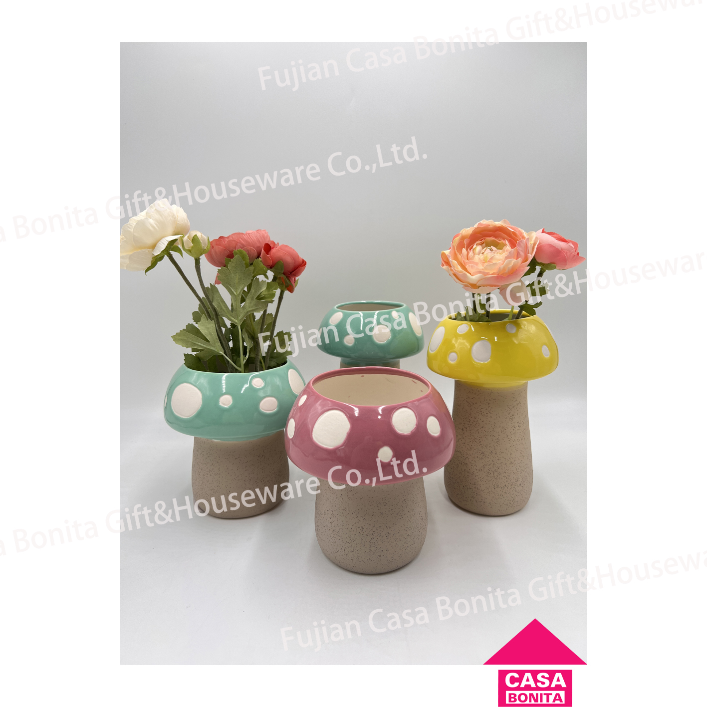 Mushroom creative vase home decoration