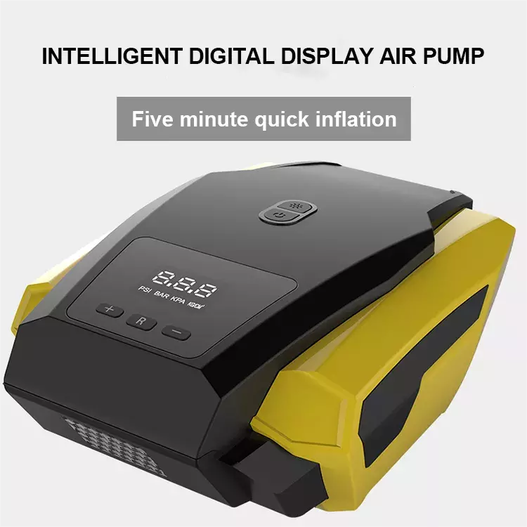 metal cylinder wireless 12V electric pump portable emergency tire car digital display Car air pump