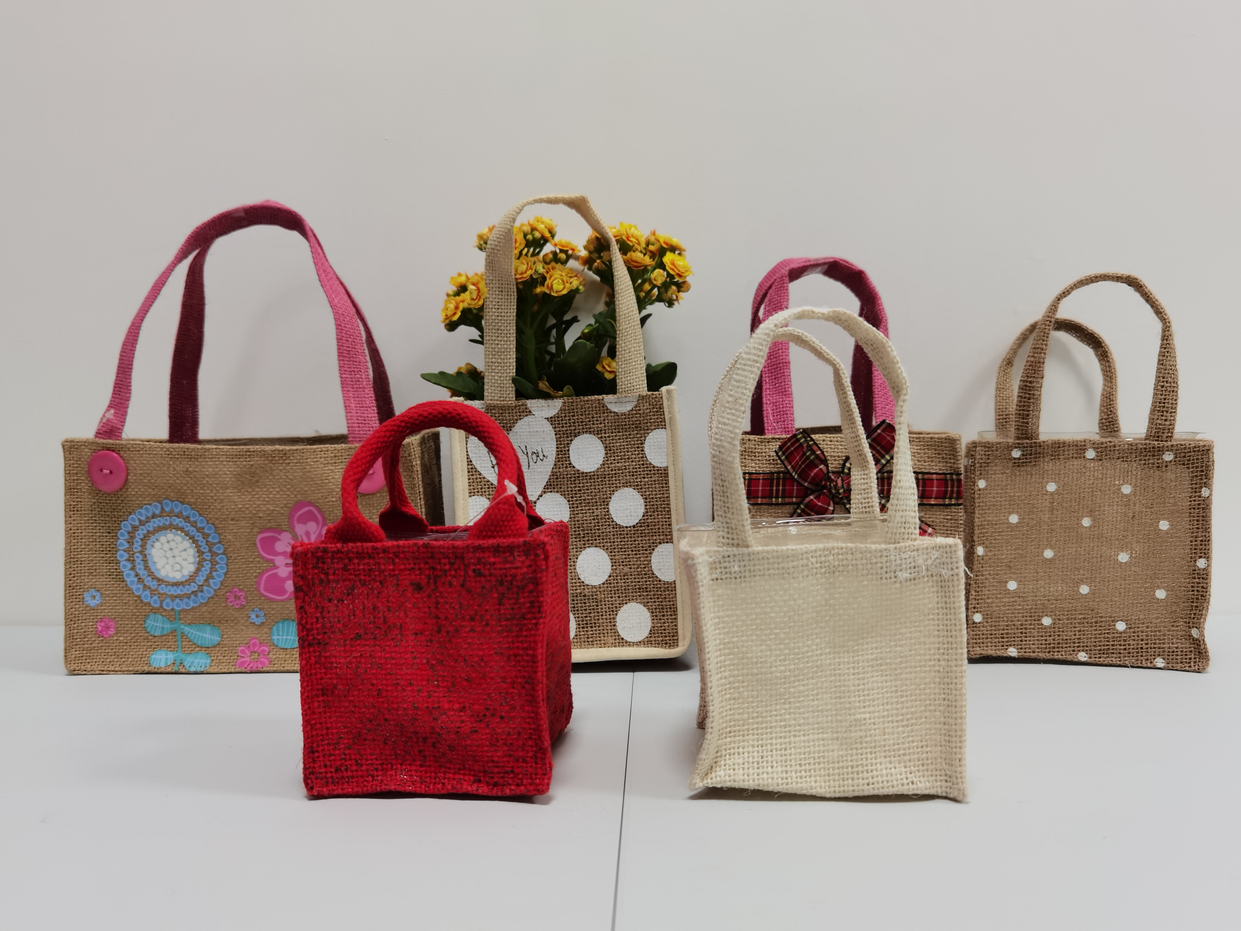 Jute Flower Pot Cover