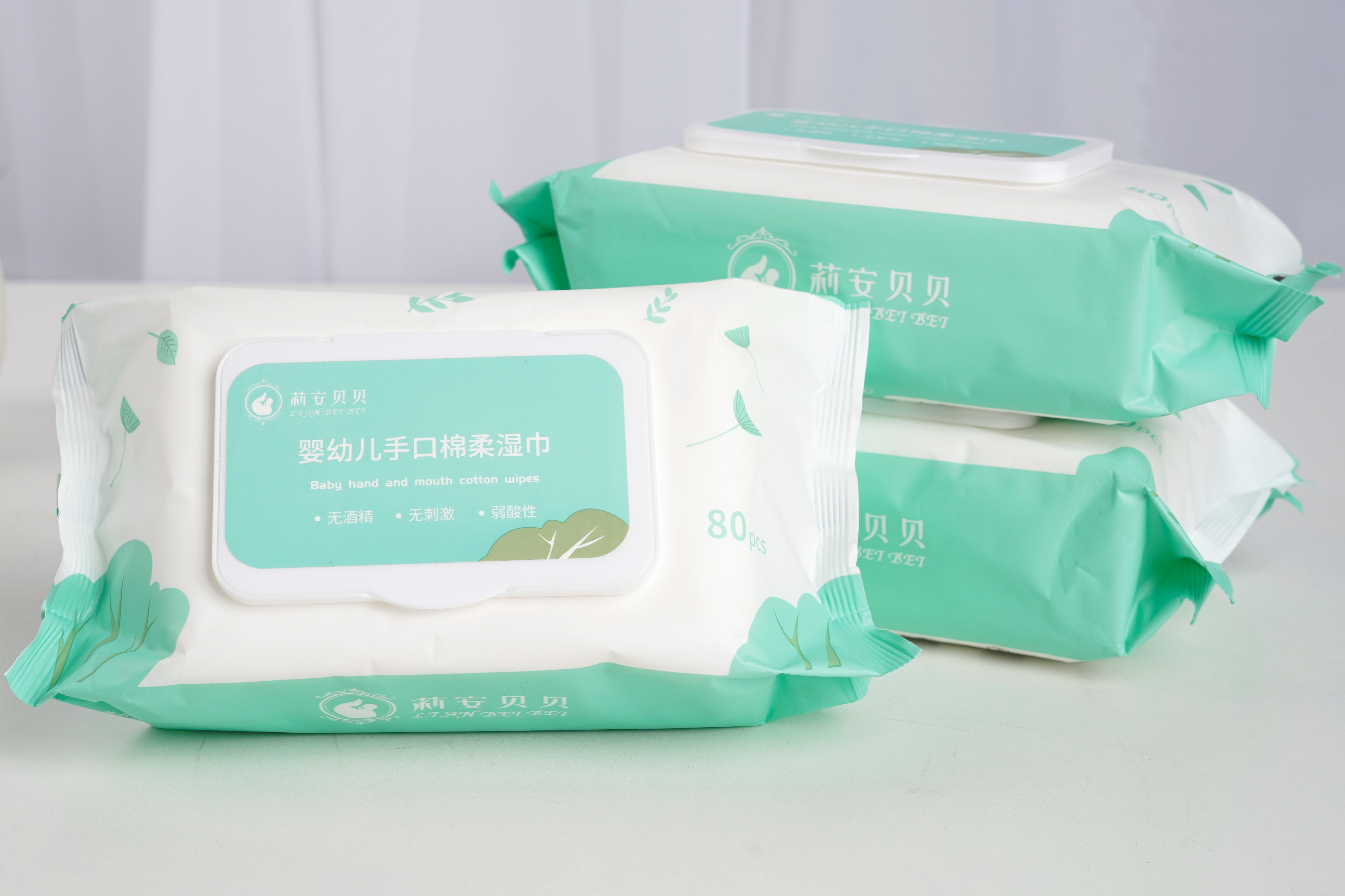 Sensitive Baby Hand and Mouth Wet Wipes, Gentle Formula, Flip-Top Pack, 80 Count