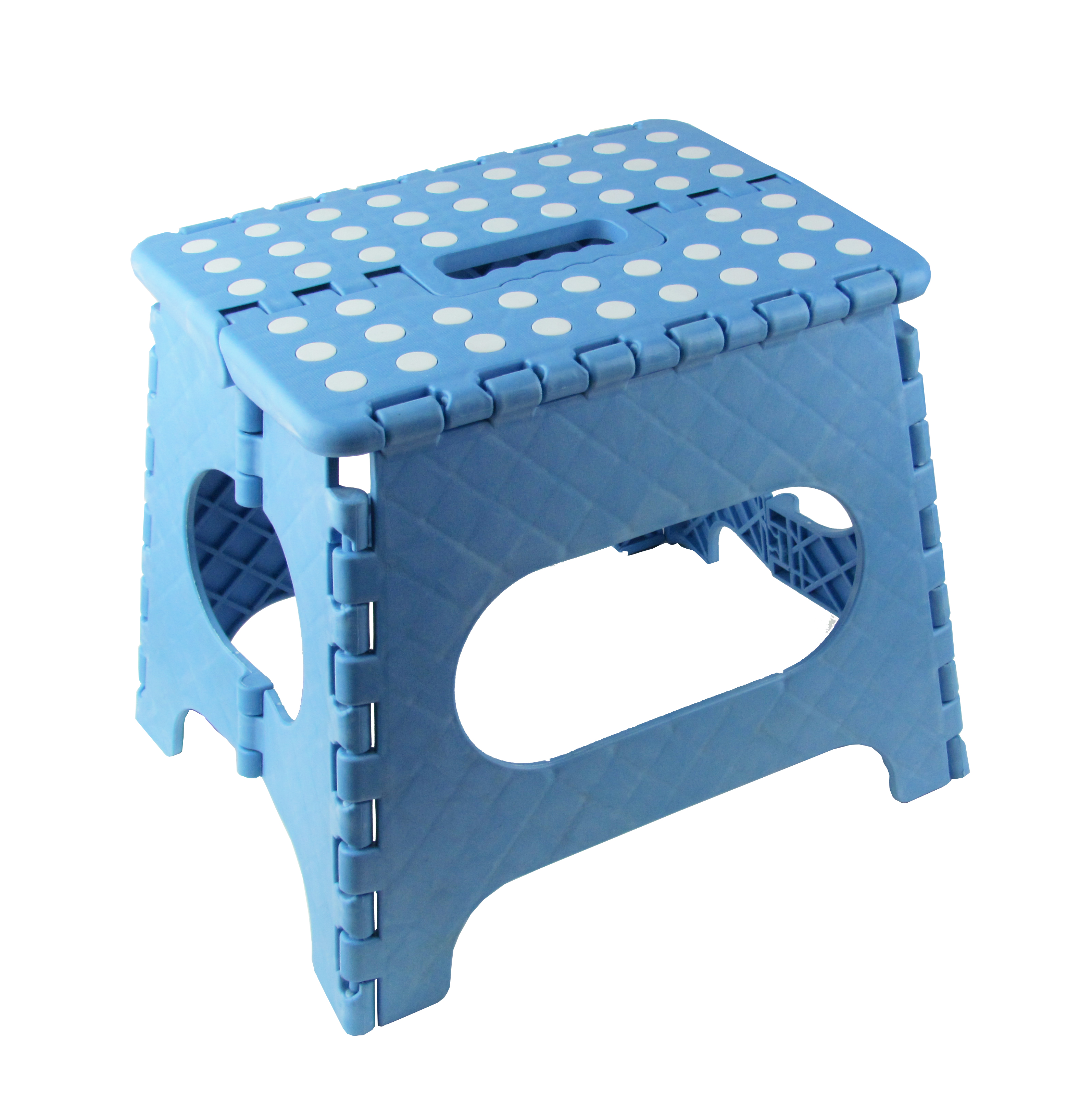 Plastic folding step stool