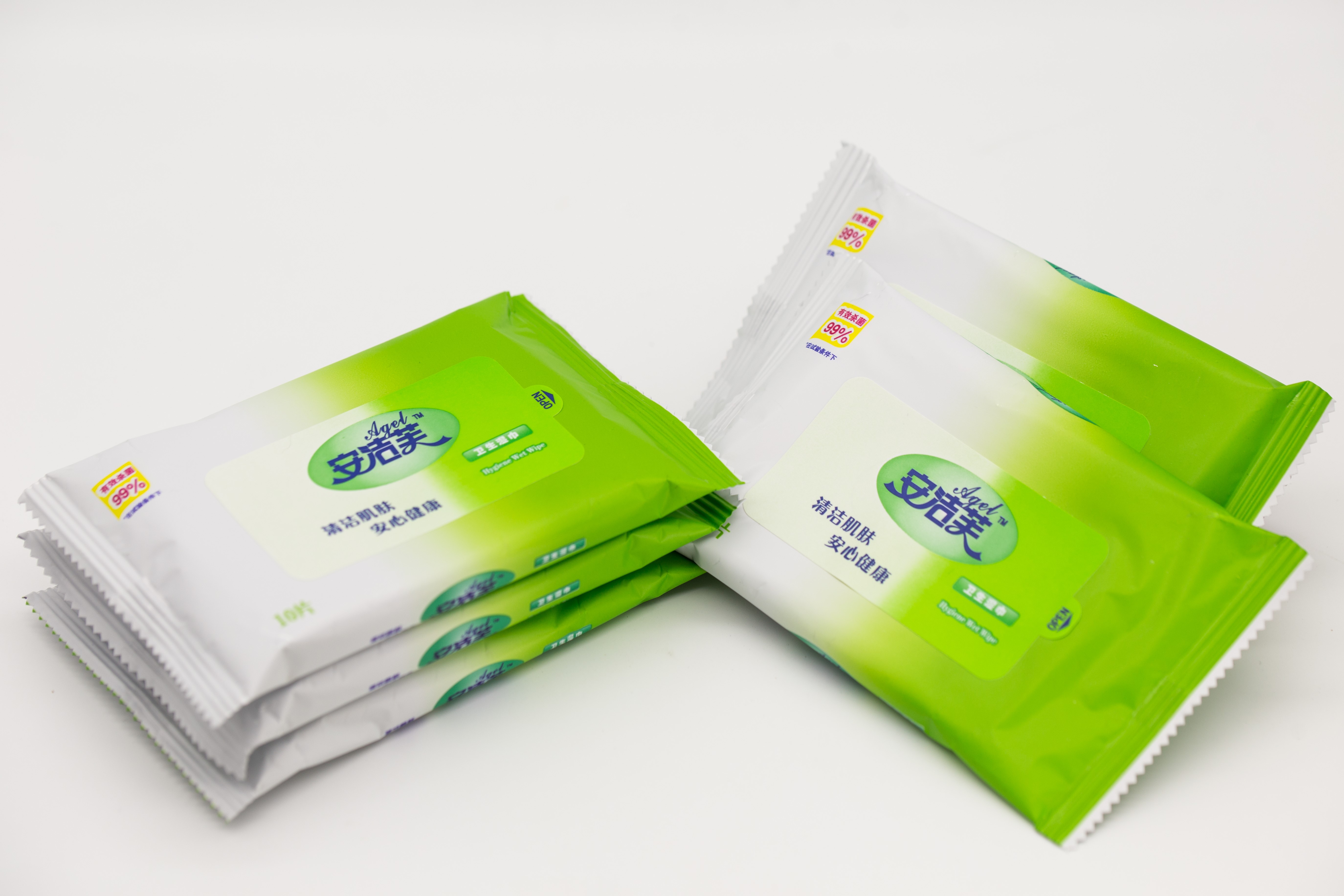 Hand Wipes, Wet Wipes for Adults and Kids, Unscented, Wet Lock Seal, 10 Count
