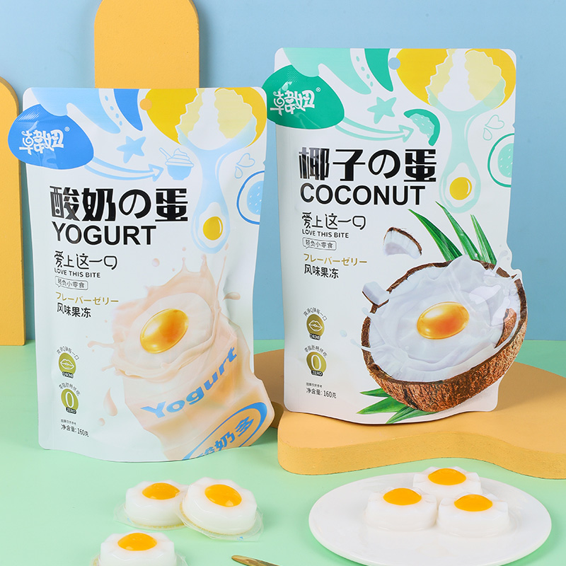 Pudding Egg Jelly(Yogurt flavor)
