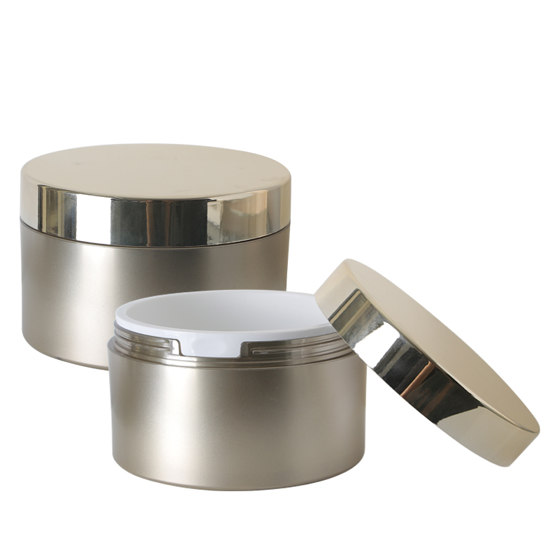 Replaceable acrylic cream jar