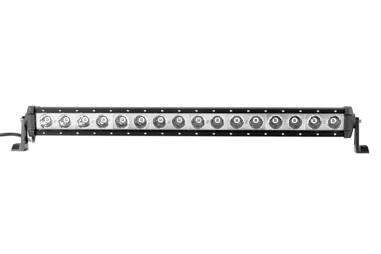 One Row LED Light Bar Off Road Driving Light for ATV UTV Truck 20W-260W 2-26 LEDS