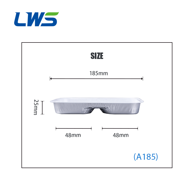 Airline aluminum foil containers
